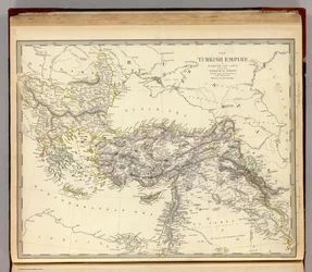 The Turkish Empire in Europe and Asia with the Kingdom of Greece